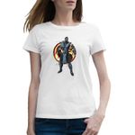Fashion, accesorii si bijuterii - Femei - Imbracaminte femei - Tricouri si topuri femei - Tricou femei Mortal Kombat Mytologies Sub-Zero Kung Fu Xbox , alb, marime 2XL - Infinity.ro