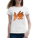 Fashion, accesorii si bijuterii - Femei - Imbracaminte femei - Tricouri si topuri femei - Tricou femei Mortal Kombat Versus Mode VS Game, alb, marime 2XL - Infinity.ro