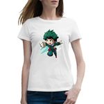 Fashion, accesorii si bijuterii - Femei - Imbracaminte femei - Tricouri si topuri femei - Tricou femei My Hero Academia Class 1-A Anime Manga, alb, marime 2XL - Infinity.ro