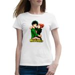 Fashion, accesorii si bijuterii - Femei - Imbracaminte femei - Tricouri si topuri femei - Tricou femei My Hero Academia Deku Uraraka Love Anime, alb, marime 2XL - Infinity.ro