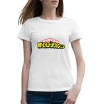 Fashion, accesorii si bijuterii - Femei - Imbracaminte femei - Tricouri si topuri femei - Tricou femei My Hero Academia Logo Emblem Anime, alb, marime 2XL - Infinity.ro