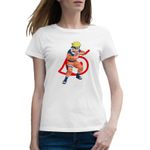 Fashion, accesorii si bijuterii - Femei - Imbracaminte femei - Tricouri si topuri femei - Tricou femei Naruto Boruto Shippuden Manga Kunai Anime, alb, marime 2XL - Infinity.ro