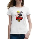 Fashion, accesorii si bijuterii - Femei - Imbracaminte femei - Tricouri si topuri femei - Tricou femei Naruto Brawl Stars Master Game Play, alb, marime 2XL - Infinity.ro