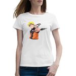 Fashion, accesorii si bijuterii - Femei - Imbracaminte femei - Tricouri si topuri femei - Tricou femei Naruto Shippuden Boruto Manga Haine Anime, alb, marime 2XL - Infinity.ro