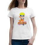 Fashion, accesorii si bijuterii - Femei - Imbracaminte femei - Tricouri si topuri femei - Tricou femei Naruto Shippuden Karate Rebel Anime, alb, marime 2XL - Infinity.ro
