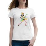 Fashion, accesorii si bijuterii - Femei - Imbracaminte femei - Tricouri si topuri femei - Tricou femei One Piece Brook Dead Bones Schelet, alb, marime 2XL - Infinity.ro