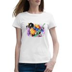 Fashion, accesorii si bijuterii - Femei - Imbracaminte femei - Tricouri si topuri femei - Tricou femei One Piece Brook Soul King Anime Manga, alb, marime 2XL - Infinity.ro
