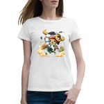 Fashion, accesorii si bijuterii - Femei - Imbracaminte femei - Tricouri si topuri femei - Tricou femei One Piece Chopper Cotton Candy Lover, alb, marime 2XL - Infinity.ro