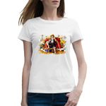 Fashion, accesorii si bijuterii - Femei - Imbracaminte femei - Tricouri si topuri femei - Tricou femei One Piece Comoara Monkey Luffy Amiral Cool, alb, marime 2XL - Infinity.ro