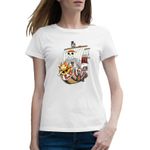Fashion, accesorii si bijuterii - Femei - Imbracaminte femei - Tricouri si topuri femei - Tricou femei One Piece Corabie Pirati Marinar Luffy Anime, alb, marime 2XL - Infinity.ro