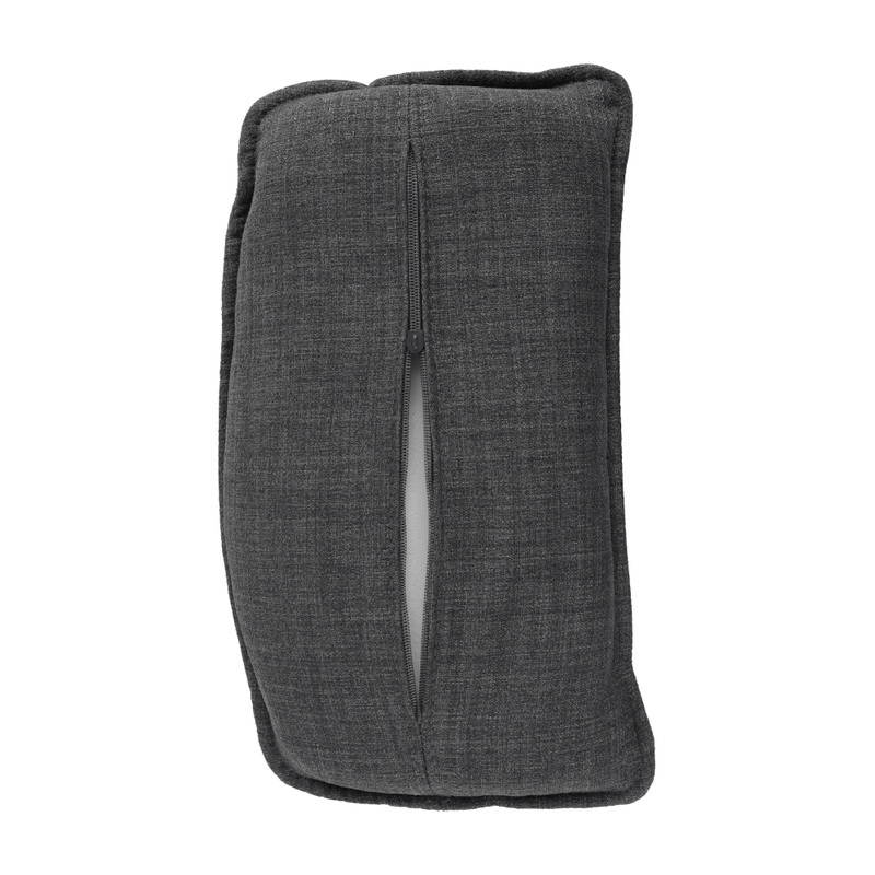 Casa si Gradina - Mobilier - Scaune si fotolii - Fotolii - Fotoliu balansoar, material textil gri/lemn, HARPER - Infinity.ro