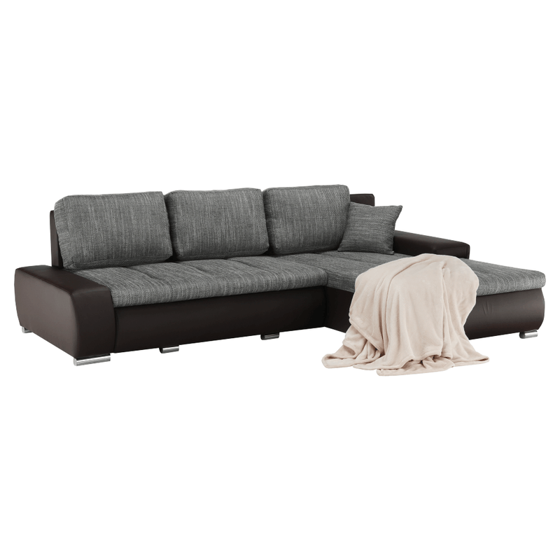 Casa si Gradina - Mobilier - Canapele si coltare - Coltare - Coltar, maro/gri maroniu, TRAMP - Infinity.ro