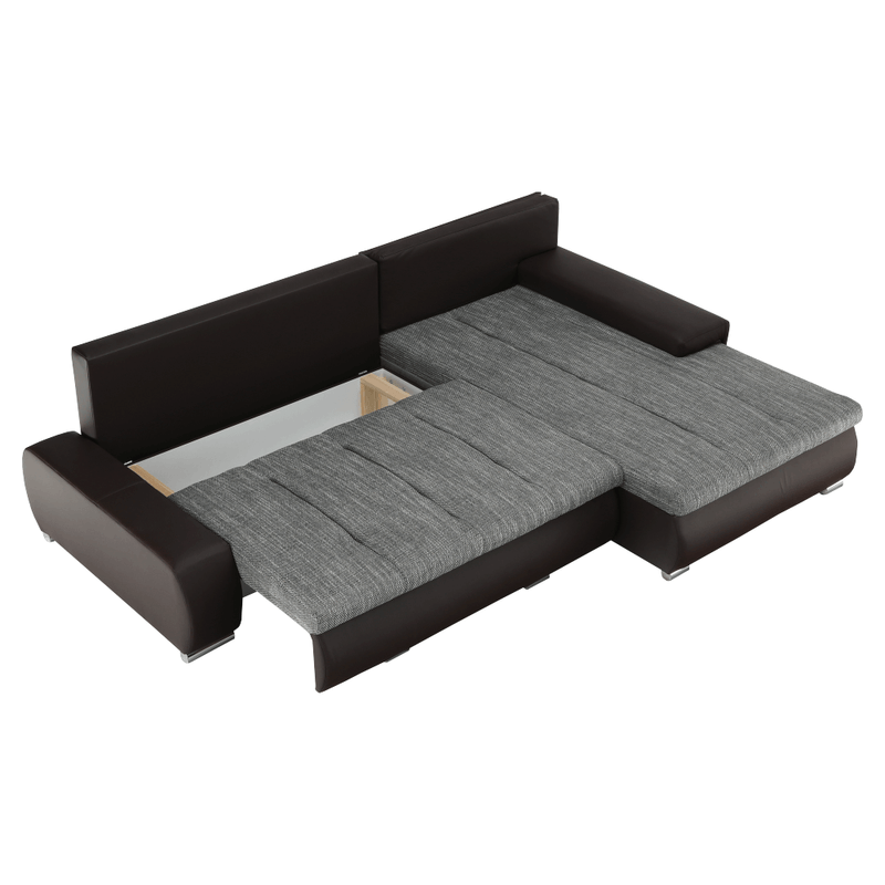 Casa si Gradina - Mobilier - Canapele si coltare - Coltare - Coltar, maro/gri maroniu, TRAMP - Infinity.ro