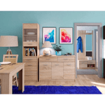 Casa si Gradina - Mobilier - Biblioteci si rafturi - Etajere - Etajera deschisa 1S, stejar sonoma, TEYO - Infinity.ro