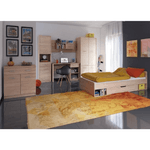 Casa si Gradina - Mobilier - Dulapuri si sifoniere - Dulapuri - Dulap sifonier 4D cu rafturi, stejar sonoma, TEYO - Infinity.ro