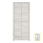 Casa si Gradina - Mobilier - Dulapuri si sifoniere - Dulapuri - Dulap typ 20, alb craft, ANGEL - Infinity.ro