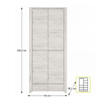 Casa si Gradina - Mobilier - Dulapuri si sifoniere - Dulapuri - Dulap typ 20, alb craft, ANGEL - Infinity.ro