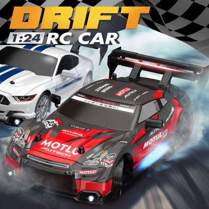 Jucarii, Copii si Bebe - Jucarii si jocuri - Vehicule si jucarii cu telecomanda - Masinute - Mașină de Curse RC 1:64 – Viteză Mare 20 km/h, 4 Canale 2.4G, cu Derapaj (Drift) și Funcție Follow Me - Infinity.ro