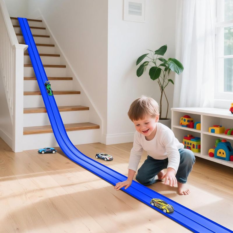 Jucarii, Copii si Bebe - Jucarii si jocuri - Vehicule si jucarii cu telecomanda - Masinute - Pistă de Curse Flexibilă pentru Copii - Infinity.ro