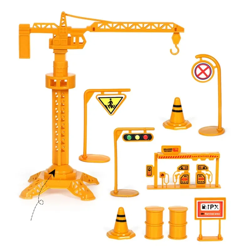 Jucarii, Copii si Bebe - Jucarii si jocuri - Vehicule si jucarii cu telecomanda - Utilaje constructie de jucarie - Set Mașini de Construcții din Metal – 6+ Modele de Vehicule - Infinity.ro