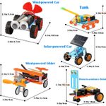 Jucarii, Copii si Bebe - Jucarii si jocuri - Seturi de constructie si cuburi - Seturi de constructie - Set Construcție STEM 5 Roboți – Kit Educațional științific DIY pentru Copii - Infinity.ro