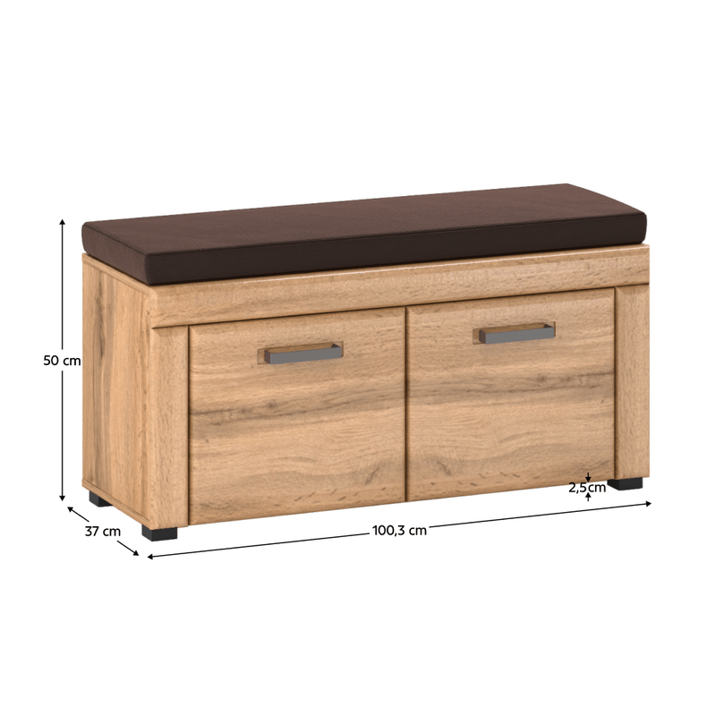 Casa si Gradina - Mobilier - Dulapuri si sifoniere - Dulapuri pantofi - Pantofar, stejar apalache, PUSAN Y - Infinity.ro