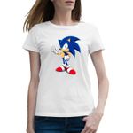 Fashion, accesorii si bijuterii - Femei - Imbracaminte femei - Tricouri si topuri femei - Tricou femei Sonic the Hedgehog Bebe Atlet Epic Game, alb, marime 2XL - Infinity.ro