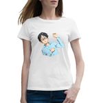 Fashion, accesorii si bijuterii - Femei - Imbracaminte femei - Tricouri si topuri femei - Tricou femei Your Lie in April Kousei Valentines Day Love, alb, marime 2XL - Infinity.ro