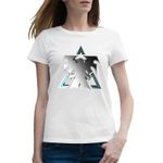 Fashion, accesorii si bijuterii - Femei - Imbracaminte femei - Tricouri si topuri femei - Tricou femei StarCraft 2 Terran Silver Logo Ghost, alb, marime 2XL - Infinity.ro