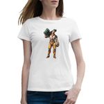 Fashion, accesorii si bijuterii - Femei - Imbracaminte femei - Tricouri si topuri femei - Tricou femei Quake Arena Dream Hack Summer CS GO Counter Strike, alb, marime 2XL - Infinity.ro