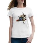 Fashion, accesorii si bijuterii - Femei - Imbracaminte femei - Tricouri si topuri femei - Tricou femei Quake Doom Shooter Joc Punk, alb, marime 2XL - Infinity.ro