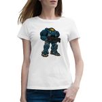 Fashion, accesorii si bijuterii - Femei - Imbracaminte femei - Tricouri si topuri femei - Tricou femei StarCraft 2 Terran Unit Out With It, alb, marime 2XL - Infinity.ro