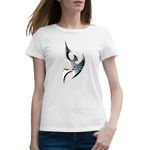 Fashion, accesorii si bijuterii - Femei - Imbracaminte femei - Tricouri si topuri femei - Tricou femei StarCraft 2 Protoss Silver Logo Crest Race, alb, marime 2XL - Infinity.ro