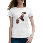 Fashion, accesorii si bijuterii - Femei - Imbracaminte femei - Tricouri si topuri femei - Tricou femei Quake Resident Evil Tank Fortnite Horror, alb, marime 2XL - Infinity.ro