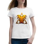 Fashion, accesorii si bijuterii - Femei - Imbracaminte femei - Tricouri si topuri femei - Tricou femei StarCraft 2 Terran Logo Race, alb, marime 2XL - Infinity.ro