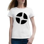 Fashion, accesorii si bijuterii - Femei - Imbracaminte femei - Tricouri si topuri femei - Tricou femei Quake Team Fortress Clasic Dota Fallout Logo Scout Black GTA, alb, marime 2XL - Infinity.ro