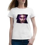 Fashion, accesorii si bijuterii - Femei - Imbracaminte femei - Tricouri si topuri femei - Tricou femei StarCraft 2 Sarah Kerrigan Queen of Blades, alb, marime 2XL - Infinity.ro