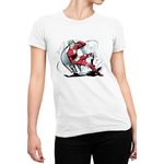 Fashion, accesorii si bijuterii - Femei - Imbracaminte femei - Tricouri si topuri femei - Tricou Femei Seven Deadly Sins Ban Cardinal Capital Vices, alb,  marime 2XL - Infinity.ro