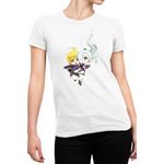 Fashion, accesorii si bijuterii - Femei - Imbracaminte femei - Tricouri si topuri femei - Tricou Femei Seven Deadly Sins Chibi Elizabeth Fantasy Anime, alb, marime 2XL - Infinity.ro