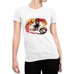 Fashion, accesorii si bijuterii - Femei - Imbracaminte femei - Tricouri si topuri femei - Tricou Femei The Seven Deadly Sins Melodias Adventure Otaku Anime, alb,  marime 2XL - Infinity.ro
