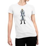 Fashion, accesorii si bijuterii - Femei - Imbracaminte femei - Tricouri si topuri femei - Tricou Femei Terra Formers Adolf Mask Horror Space Universe, alb,  marime 2XL - Infinity.ro