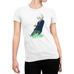 Fashion, accesorii si bijuterii - Femei - Imbracaminte femei - Tricouri si topuri femei - Tricou Femei World Trigger Ashihara Daisuke Mangaka Shounen, alb,  marime 2XL - Infinity.ro