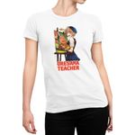 Fashion, accesorii si bijuterii - Femei - Imbracaminte femei - Tricouri si topuri femei - Tricou Femei Oresama Teacher Mafuyu Art Painting Usagi Mask, alb,  marime 2XL - Infinity.ro