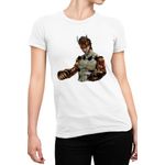 Fashion, accesorii si bijuterii - Femei - Imbracaminte femei - Tricouri si topuri femei - Tricou Femei Terra Formers Shokichi Komachi Young Jump Otaku, alb,  marime 2XL - Infinity.ro