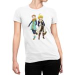 Fashion, accesorii si bijuterii - Femei - Imbracaminte femei - Tricouri si topuri femei - Tricou Femei Seven Deadly Sins King Melodias Super Power, alb,  marime 2XL - Infinity.ro