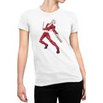 Fashion, accesorii si bijuterii - Femei - Imbracaminte femei - Tricouri si topuri femei - Tricou Femei Seven Deadly Sins Damasu Hidoi, alb,  marime 2XL - Infinity.ro