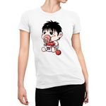 Fashion, accesorii si bijuterii - Femei - Imbracaminte femei - Tricouri si topuri femei - Tricou Femei Slam Dunk Mitsui Basket Star Anime Bebe, alb,  marime 2XL - Infinity.ro