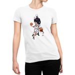 Fashion, accesorii si bijuterii - Femei - Imbracaminte femei - Tricouri si topuri femei - Tricou Femei Slam Dunk Jujutsu Kaisen Kuroko no Basket Fantasy, alb,  marime 2XL - Infinity.ro