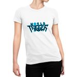 Fashion, accesorii si bijuterii - Femei - Imbracaminte femei - Tricouri si topuri femei - Tricou Femei World Trigger Logo Action Ashihara Daisuke Mangaka Anime, alb,  marime 2XL - Infinity.ro