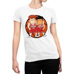 Fashion, accesorii si bijuterii - Femei - Imbracaminte femei - Tricouri si topuri femei - Tricou Femei Slam Dunk Sakuragi Rukawa Anime, alb,  marime 2XL - Infinity.ro